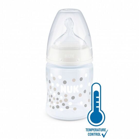 Бутылочка NUK First Choice Plus с индикатором температуры с силиконовой соской