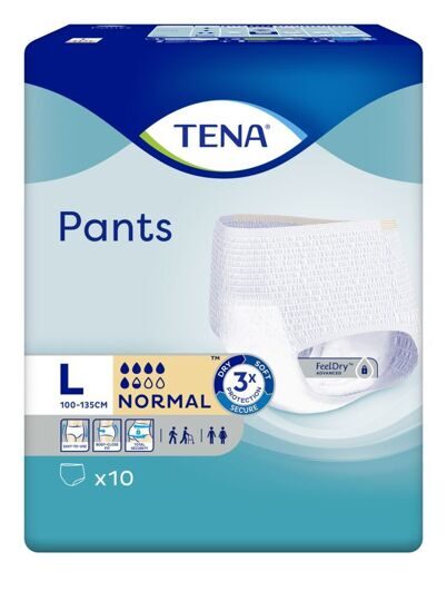 Подгузники-трусики для взрослых TENA Pants Normal Large (100-135 см) 10 шт